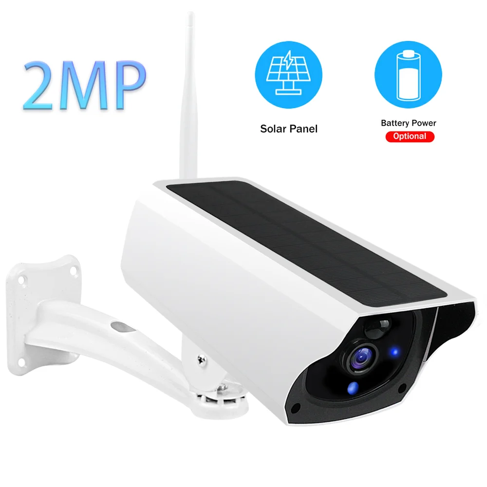 Уличная IP Камера 1080P HD проектор для домашнего безопасности Камера Wi Fi Батарея Панели солнечные Мощность CCTV Камеры Скрытого видеонаблюдения Камера Водонепроницаемый двухстороннее аудио