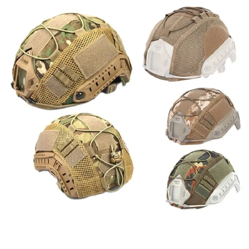Outdoor Sport Tactical Hunting Camouflage Helmet Cover Skin for  FAST Helmet cover