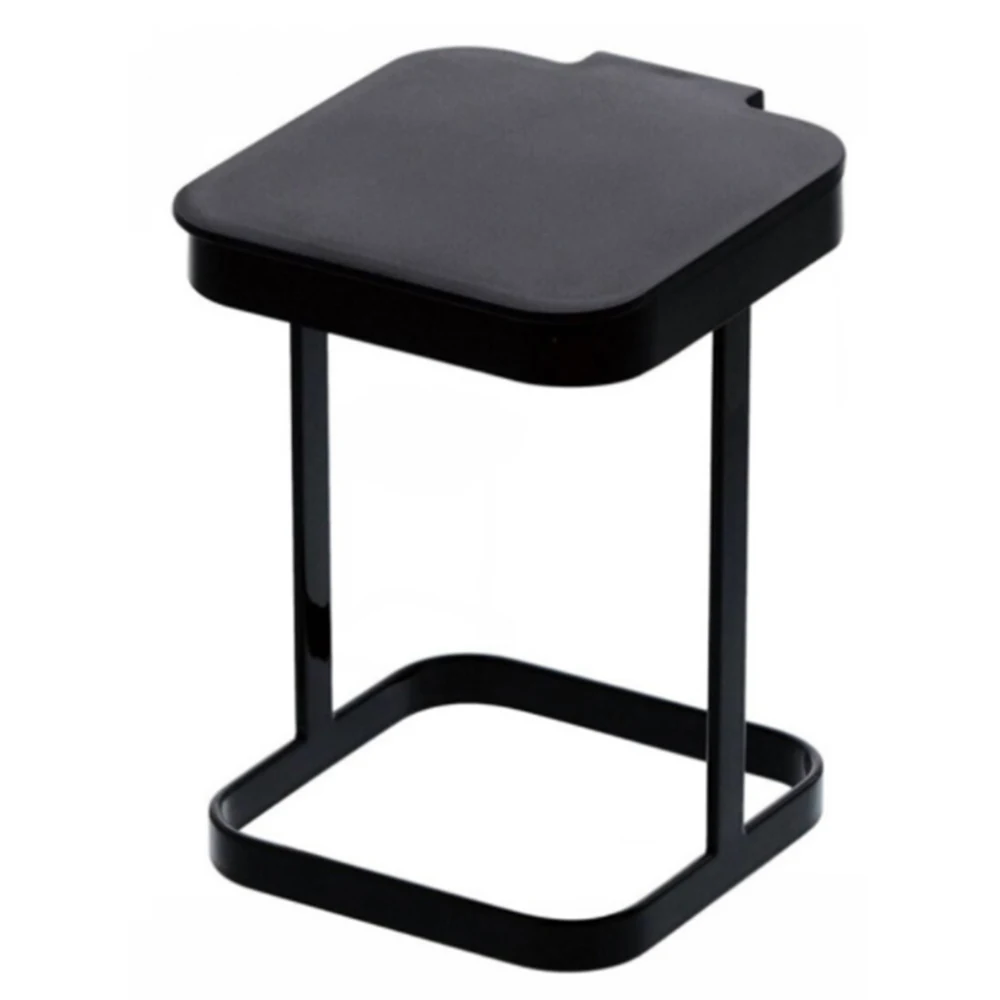 

Creative Home Kitchen Living Room Desktop Flip Trash Can Iron Storage Bucket Practical Garbage Bag Holder