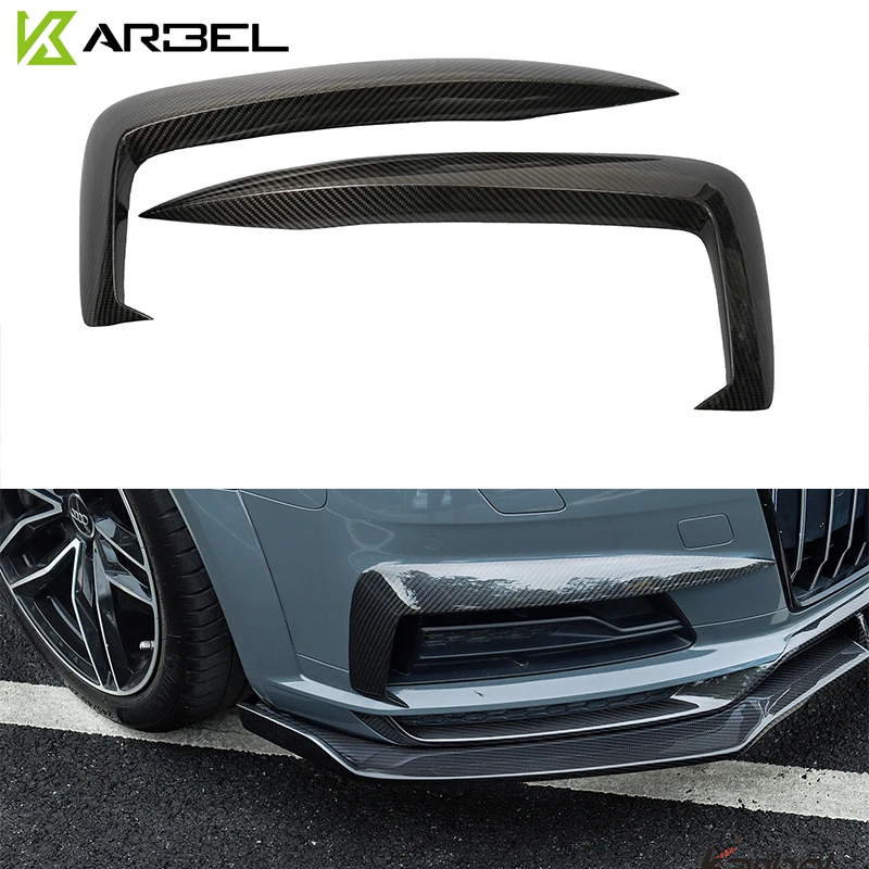 Новый комплект автомобильных аксессуаров для кузова карбоновая передняя