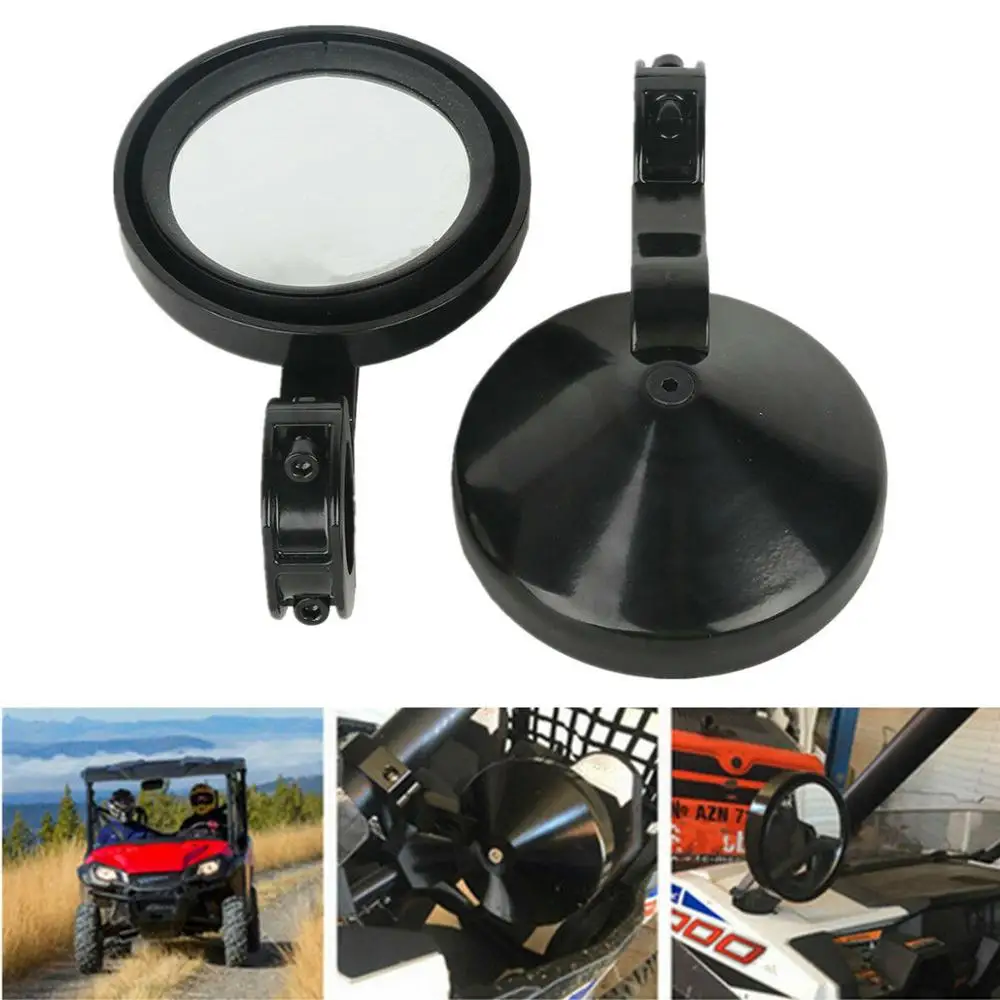 Мотоциклетные алюминиевые боковые зеркала 1 75 дюйма круглые 5 дюймов для Polaris RZR