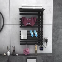 bathroom accessories electric towel dryer rack towel warmer and towel holder tuya app wifi control for bathroom