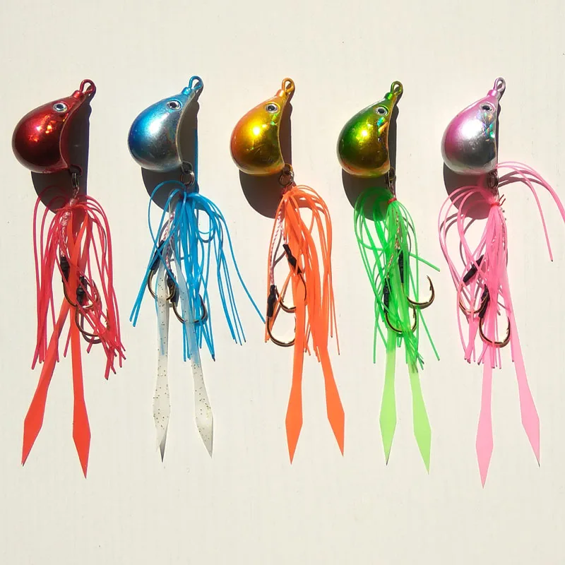 Светящаяся Мормышка Sanpper Seabream джиг-головка с юбкой свинцовая джиг-приманка для