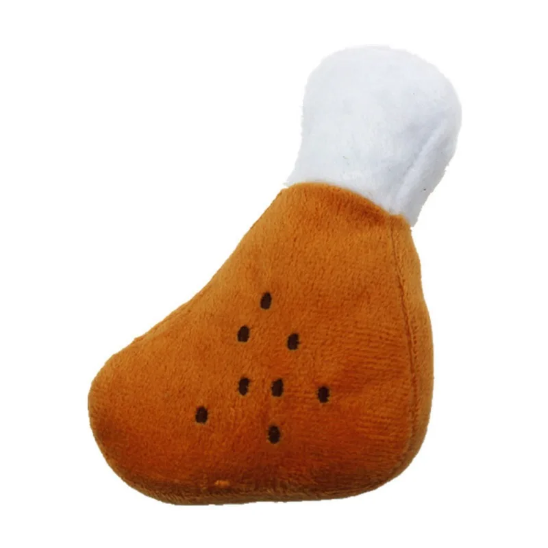 1 шт. плюшевые игрушки для собак пищащие интерактивные забавные голени идеальный