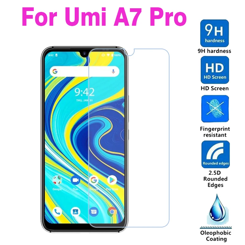10 шт./лот 2.5D Закаленное стекло для Umidigi A7 Pro 9H Высококачественная защитная пленка