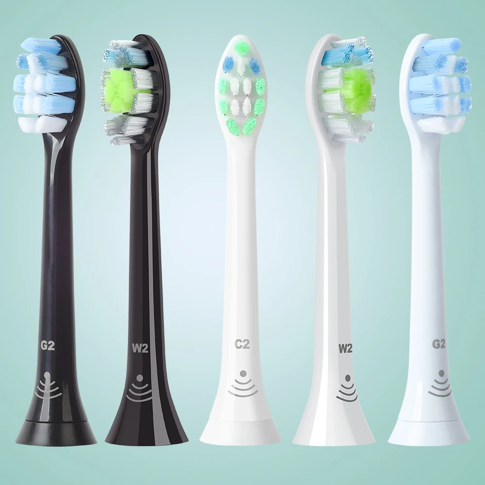 

Replacement Toothbrush Heads Compatible with Electric Toothbrush HX9023/65 HX6250 HX6530 HX6730 HX6930