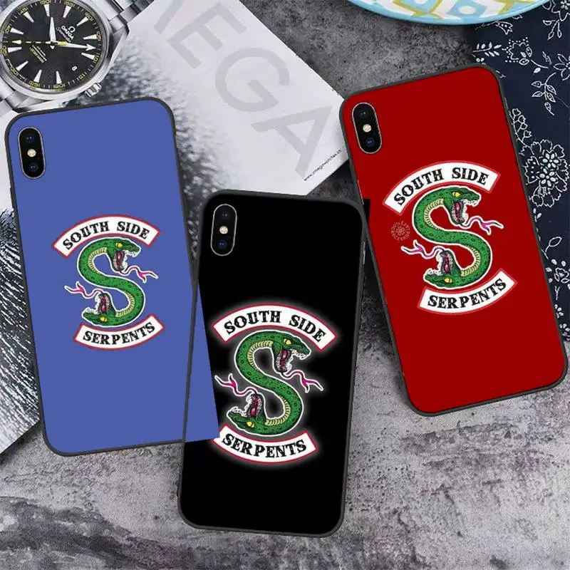 

American TV Riverdale Southside Serpent Phone Case for iPhone 11 12 13 pro XS MAX 8 7 6 6S Plus X 5S SE 2020 XR mini