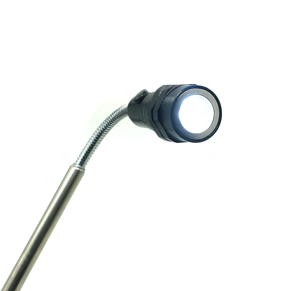 Телескопический фонарик Aukelly гибкий портативный магнитный фонарь 3 светодиодных