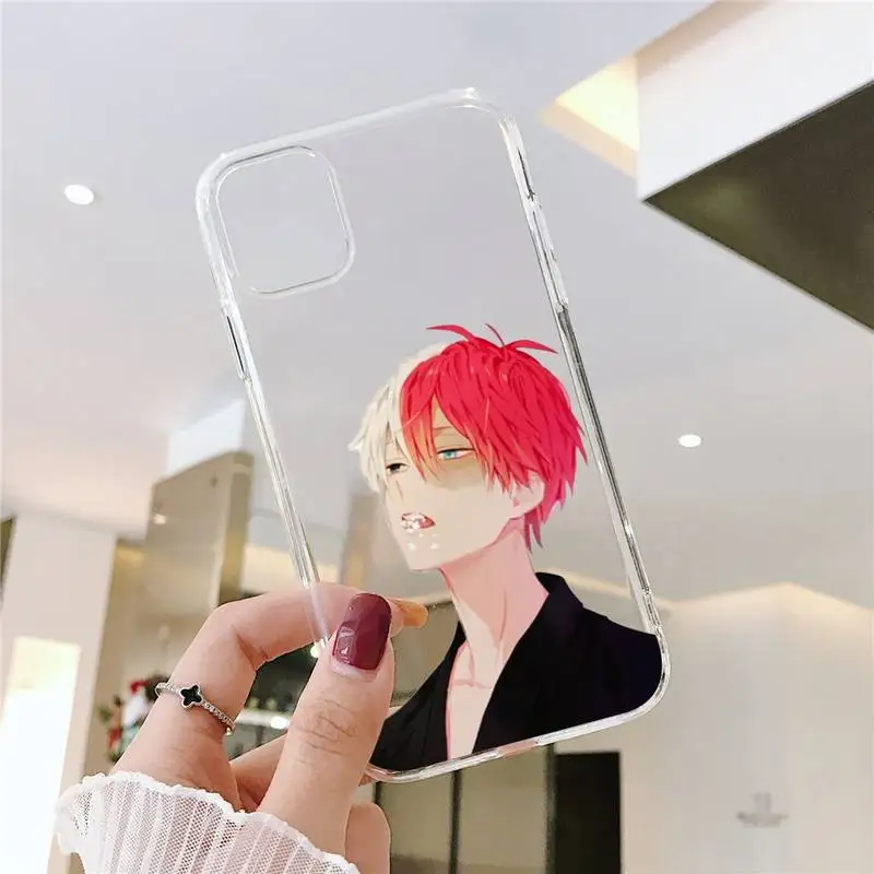

Shoto Todorok Phone Case Transparent soft For iphone 5 5s 5c se 6 6s 7 8 11 12 plus mini x xs xr pro max