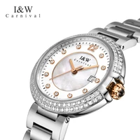 carnival brand women watches fashion bracelet ladies casual calendar quartz wristwatch female clock waterproof relogio feminino