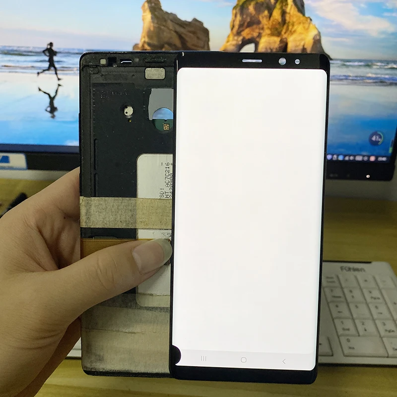 

Оригинальный ЖК-дисплей 6,3 дюйма N950 для Samsung Galaxy Note 8, ЖК-дисплей с сенсорным экраном и рамкой в сборе для Note 8 N950N N950F N950U, ЖК-дисплей