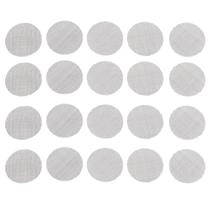 100 шт./компл. 19 мм трубка для курения из нержавеющей стали металлические фильтры