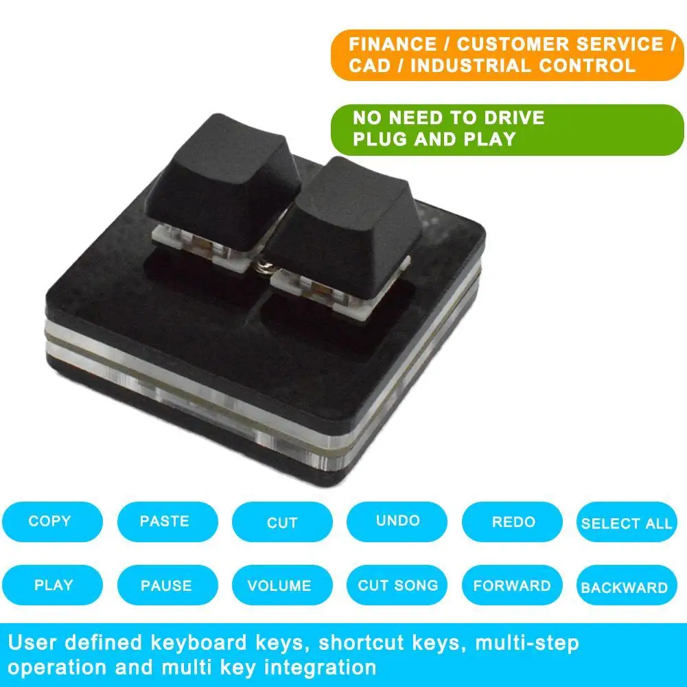 Клавиатура Механическая с программируемыми клавишами 2/3/4/6 клавиши | Компьютеры и
