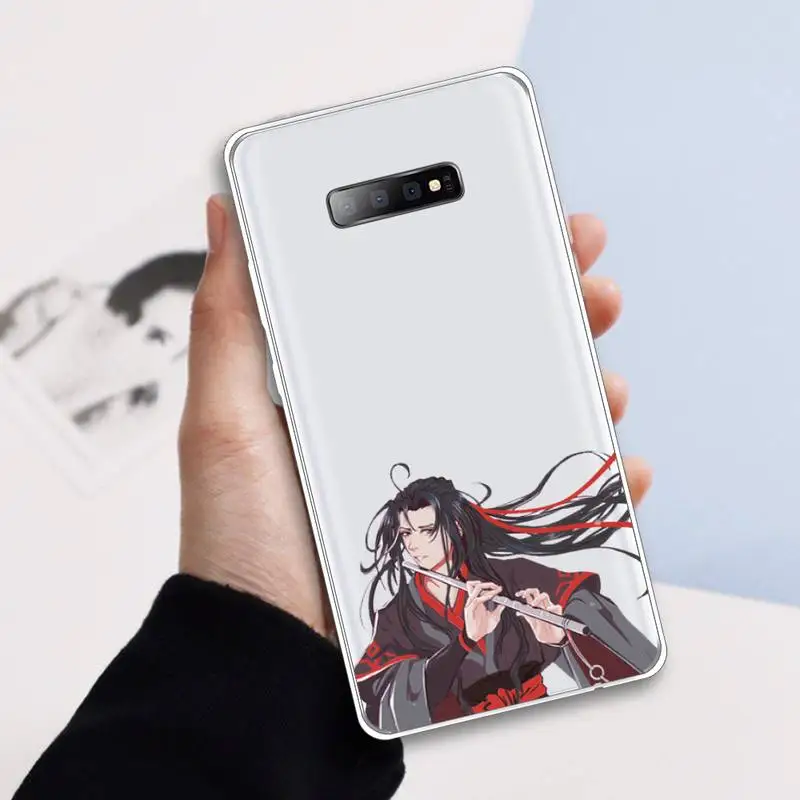 

mo dao zu shi Phone Case Transparent for samsung A 21s 50 71 S 8 9 20 20fe note 10 20 ultra plus