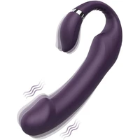 dildo vibrator for g spot clitoral stimulationstrapless double ended vibrator with dual motors sex toy for lesbian couple