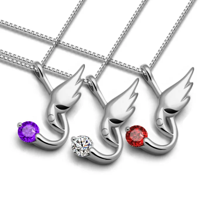 Модное посеребренное украшение ожерелье женское креативное дизайнерское с