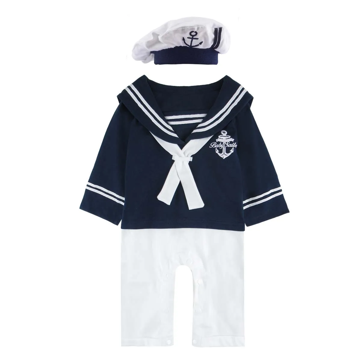 Костюм Моряка для маленьких мальчиков комбинезон малышей карнавальный косплея