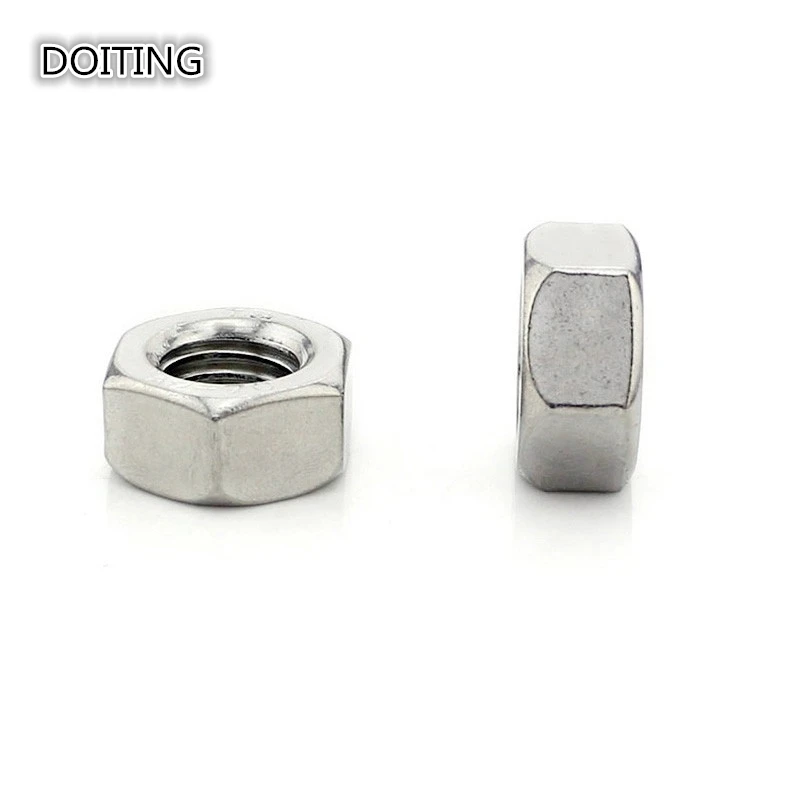 Набор DOITING DIY 100 шт/партия M3 гайки A2 из нержавеющей стали шестигранные чтобы