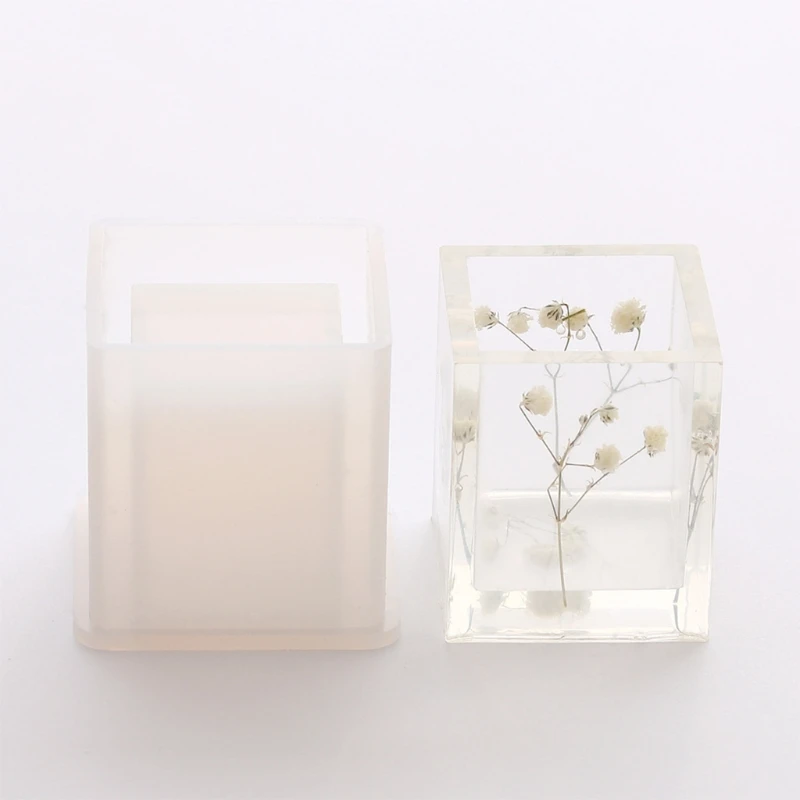 

Flower Box Resin Molds, Multi-Tiered Silicone Jewelry Box Molds, DIY Trinket Box Making Jewelry Storage Molds