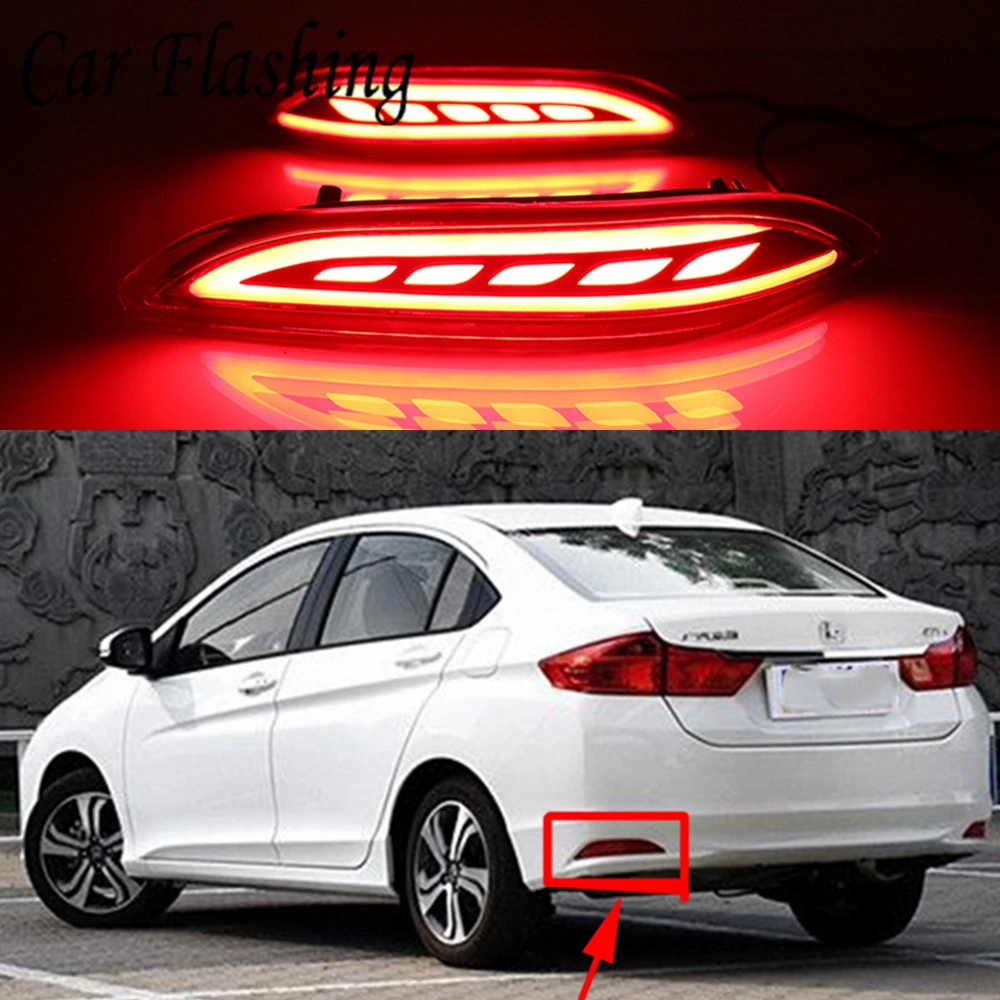 2 шт. светодиодный задний бампер светильник s тормозной фонарь отражатель стоп