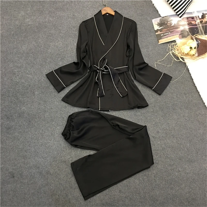 

Lace Nightgown Set Sleepwear Pajamas Pijama Feminino Pyjama VOP006 Robe Sexy Bathrobe Women 2020 Pajamas Set New Summer