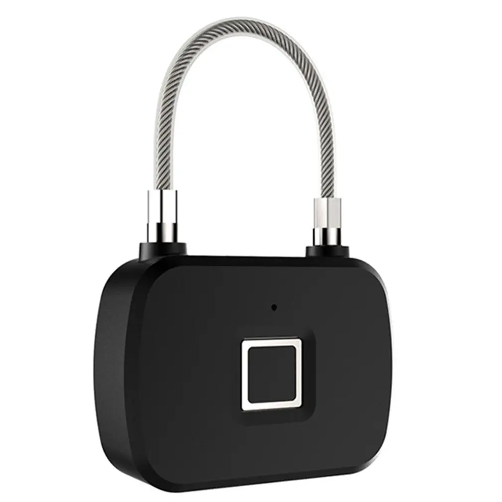 

L13 Pure Fingerprint Unlock Smart Fingerprint Door Lock Safe Padlock USB Charging Waterproof Keyless Anti-theft Lock