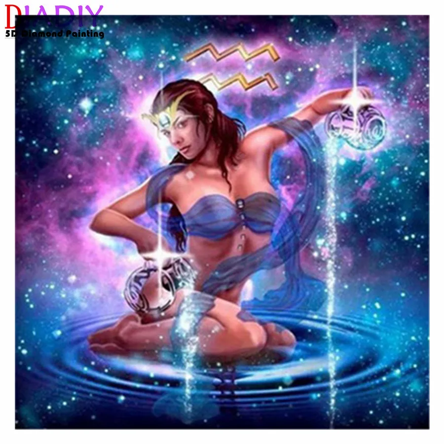 

Diamond Painting Cartoon Cross Stitch Full Square Kits Constellation Rhinestones Animals Mosaic Diamond Embroidery Sale