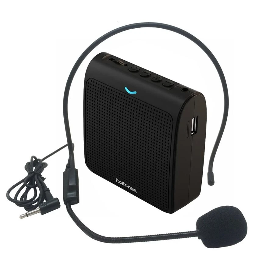 

Портативный микрофон, громкий динамик, мини-усилитель голоса с USB, TF-картой, FM-радио для учителей, туристических гидов, промоакция Rolton K100