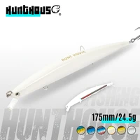 hunthouse tide slim minnow flyer 175 floating fishing lure hard bait sea fishing 175mm 25g34g abs plastic for seabass pike