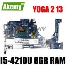 For Lenovo YOGA 2 13 Laptop Motherboard FRU 5B20G19207 LA-A921P with I5-4210U 1.70GHz CPU 8GB RAM original mothebroard
