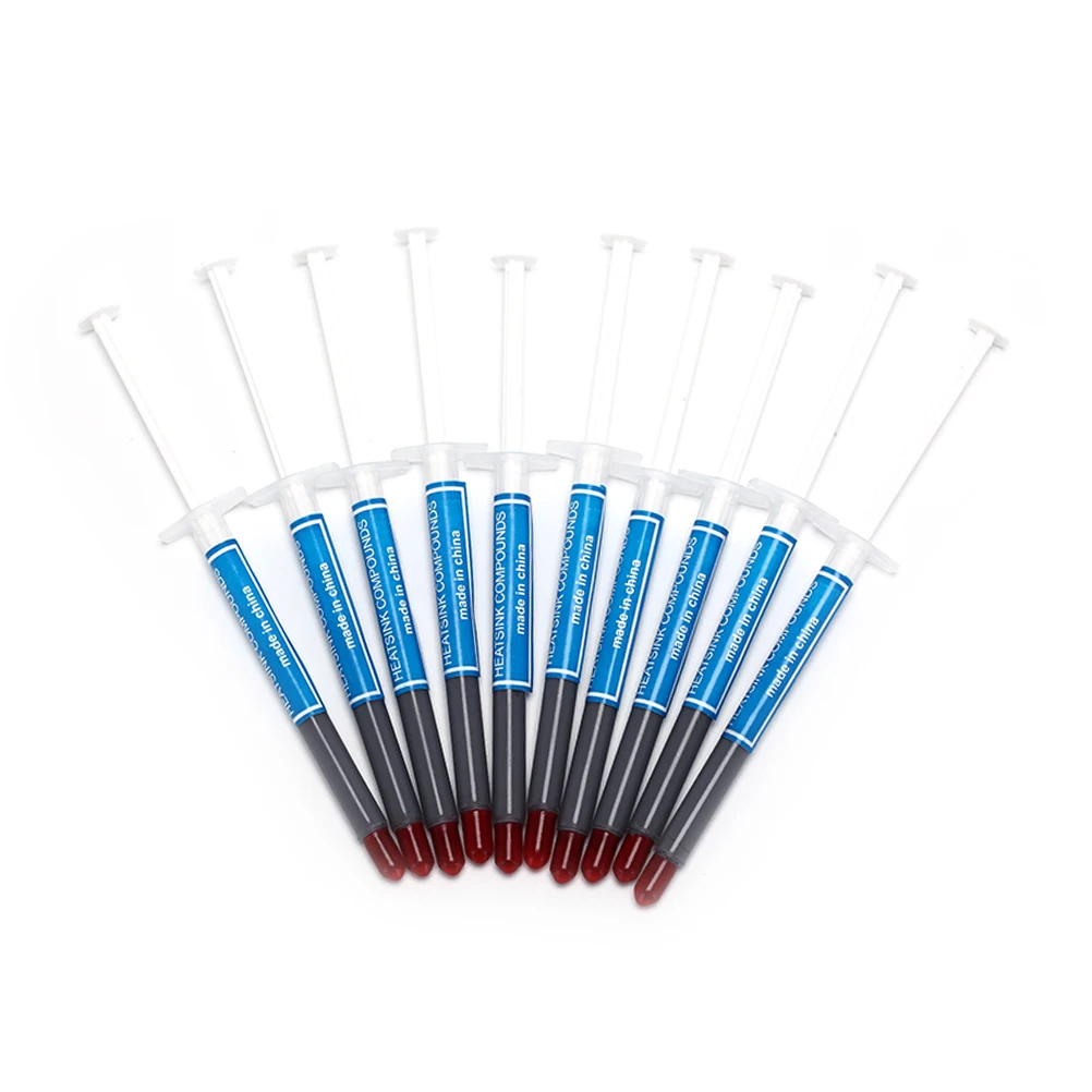 

New Gray CPU Cooling Gel Silicone High Performance HC-151 Thermal Grease Compound Syringe Conductive Heatsink Plaste
