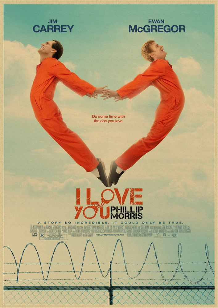 Плакаты из фильмов Джим карри крафт-бумага винтажный Ретро-постер матовой