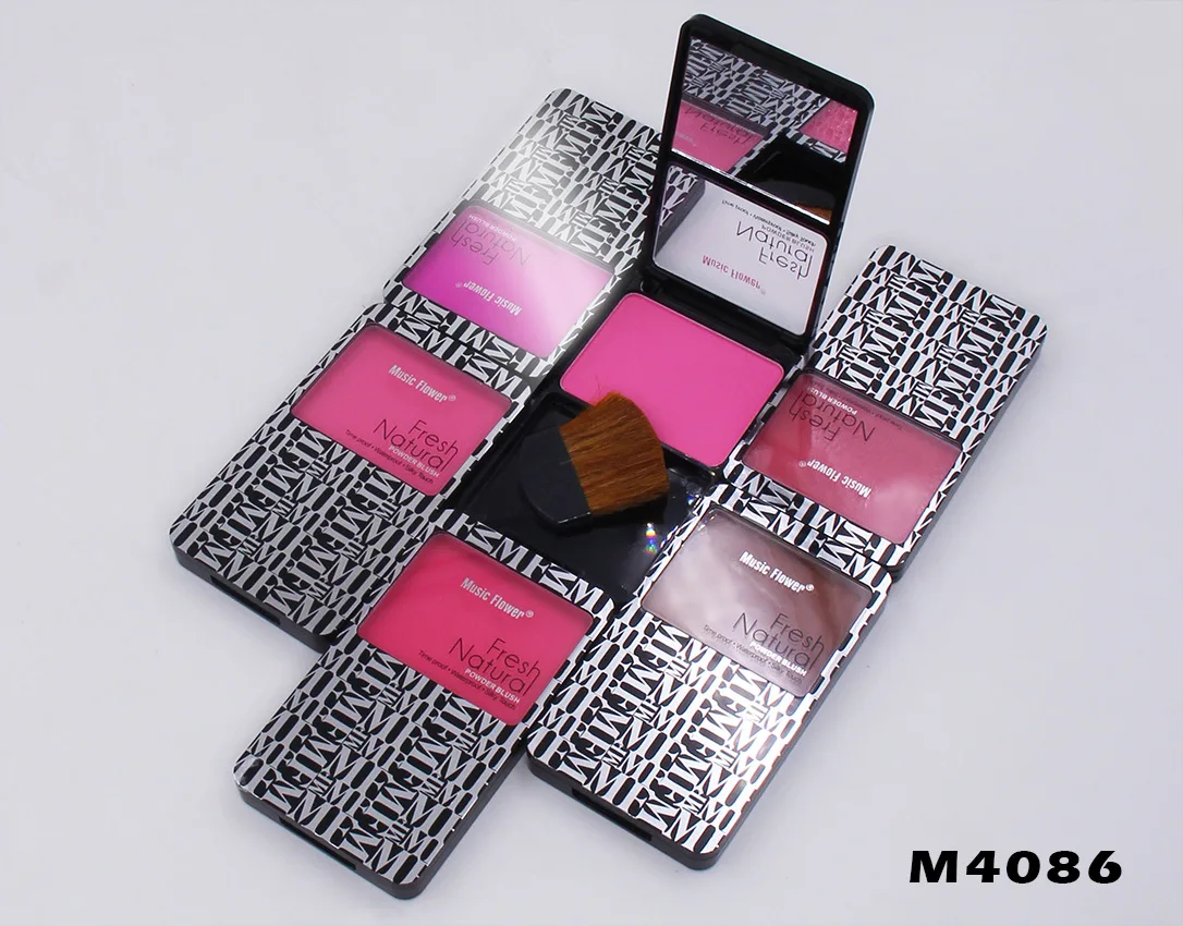 Музыка цветок уход за кожей лица макияж Sleek пудра для щек румяна палитра макияжа