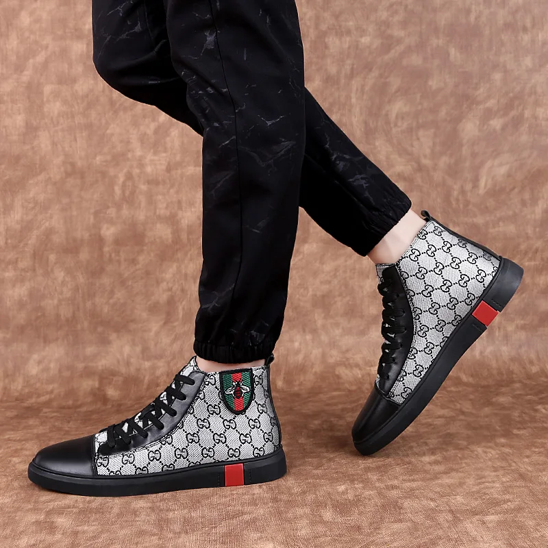 

Men's luxury sports shoes thick soled fashion casual shoes Italian leather shoes men's designer high-quality casual shoes