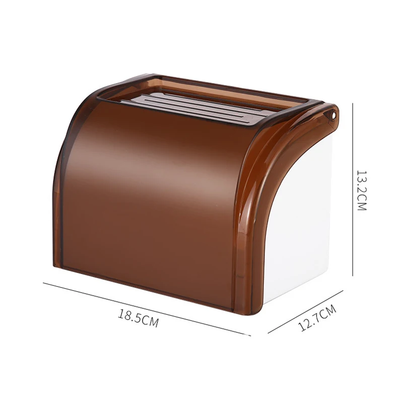 

Wall-mounted Toilet Paper Holder,Waterproof Toilet Roll Holders,Plastic Bathroom Paper Holder With Roll Shelf Rack