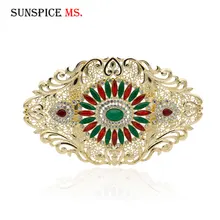 SUNSPICEMS марокканский шикарный кафтан пряжка для ремня женщин
