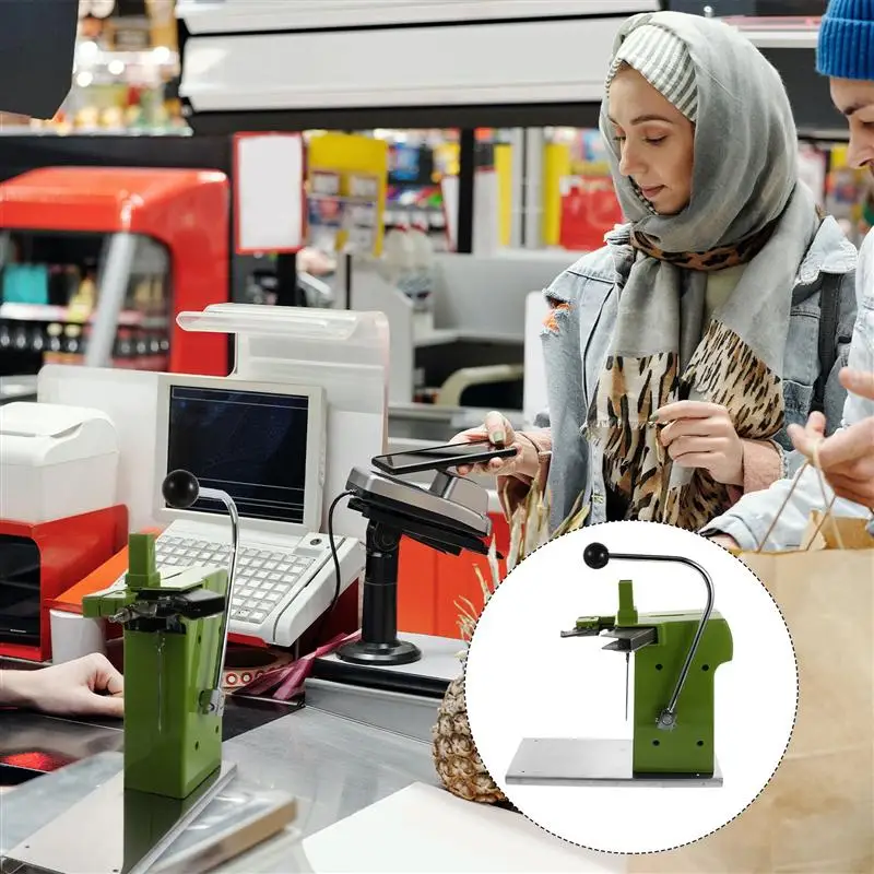 

1Pc Supermarket Food Snack Bag Sealing Machine Useful Shop Packaging Machine