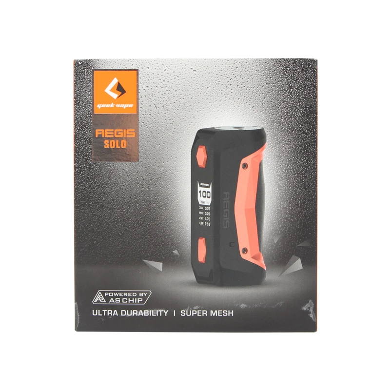 GeekVape Aegis Solo MOD 100 Вт Aegis Solo Box MOD fit Cerberus Subohm Tank Tengu RDA электронная сигарета MOD