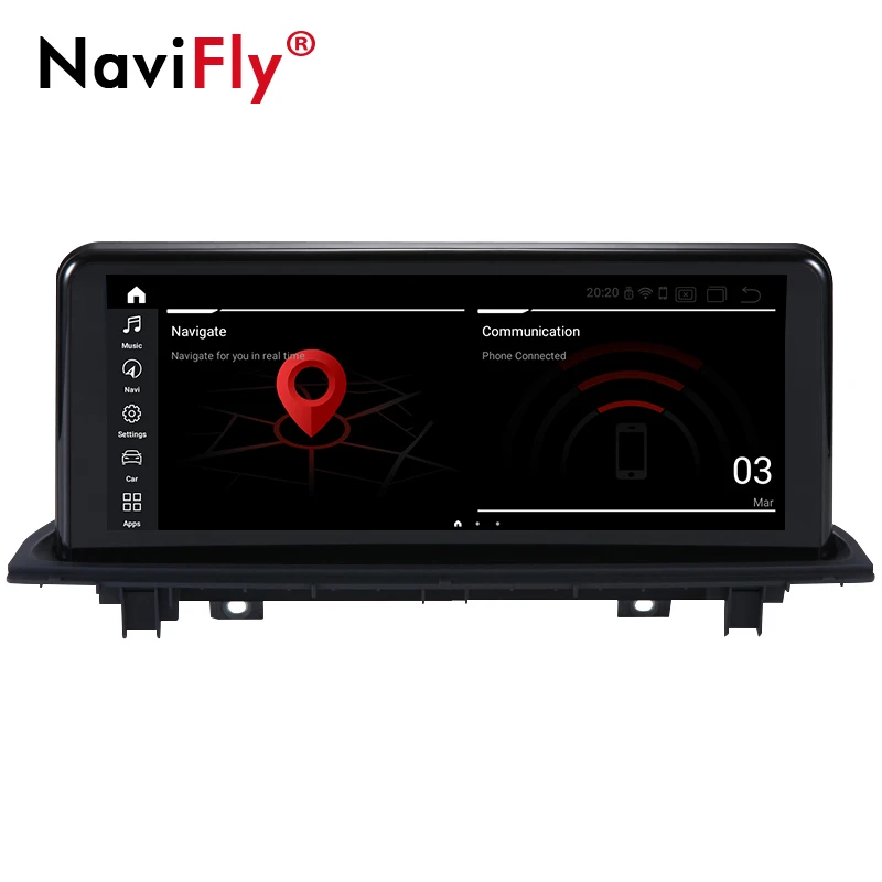 Автомобильный мультимедийный плеер NaviFly 1920*720 4G LTE MSM8953 Carplay Android 10 dvd радио