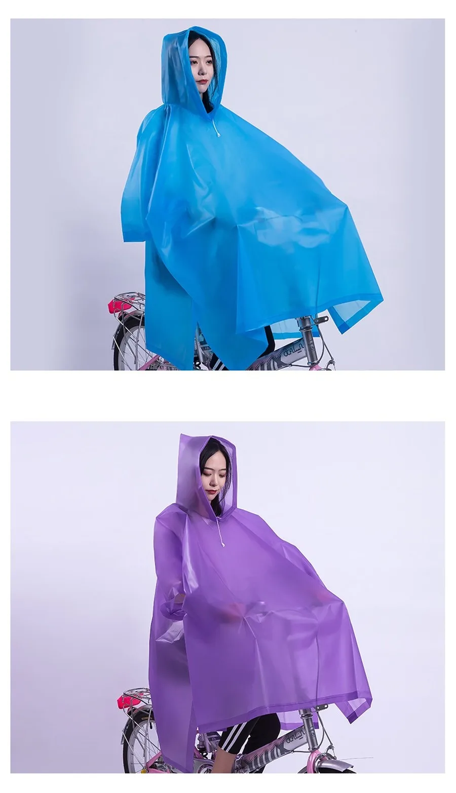 Пластиковый Комбинезон прозрачный дождевик унисекс для взрослых Стильные плащи