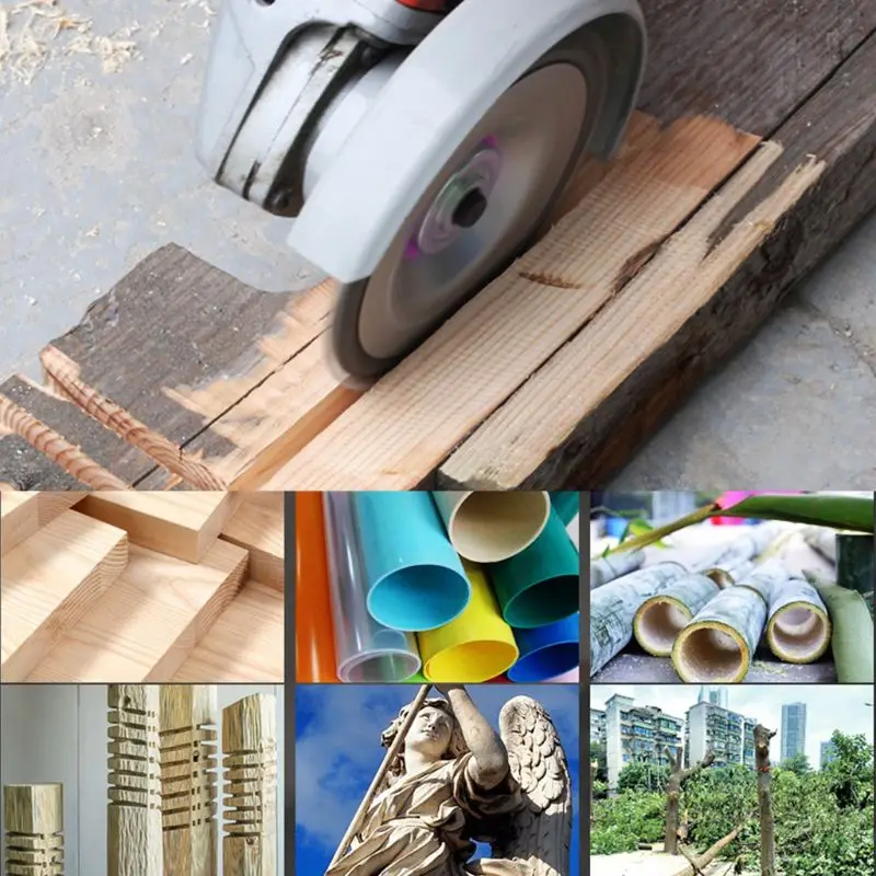 

New Angle Grinding Disc Chain Saw Blade 4 inch 14 Tooth Cutting Engraving Sharping Wood Plastic Hard Rubber