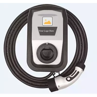 level 2 32a ev charger for home use car fast charging with residual current protection