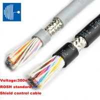 triumphcable 12m ul2464 26awg 2345681012core pvc jacket multi core shielded cable anti interference control signal wire