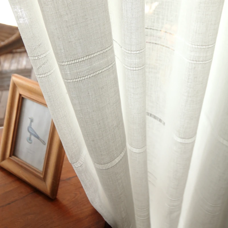 

Современные Полые занавески, белые занавески из пряжи для спальни, гостиной, балкона, занавески, занавески на заказ