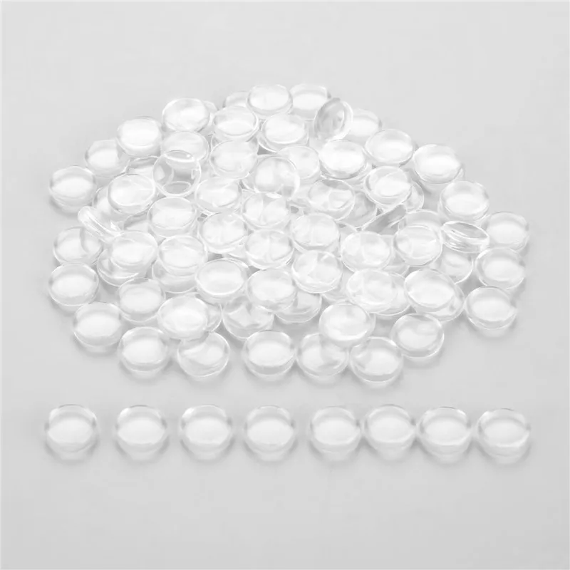 25 мм прозрачный стеклянный стикер для холодильника с обеих сторон плоский