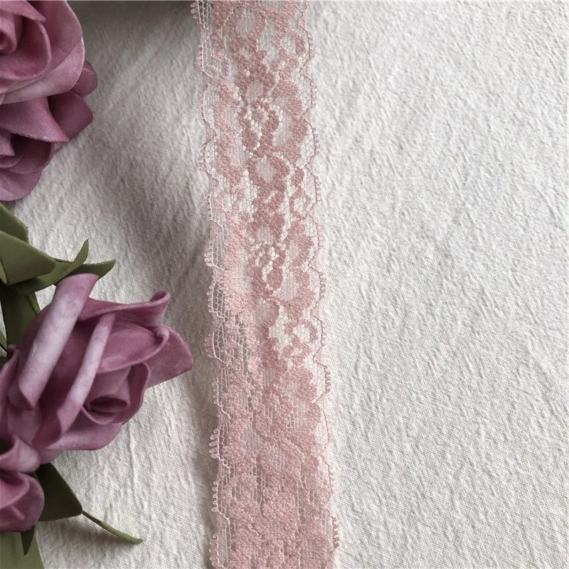 

Pale Pink High S1770 3CM Quality Pure Cotton Lace Sewing Household Clothing Accessories Diy Material Wedding Decoration