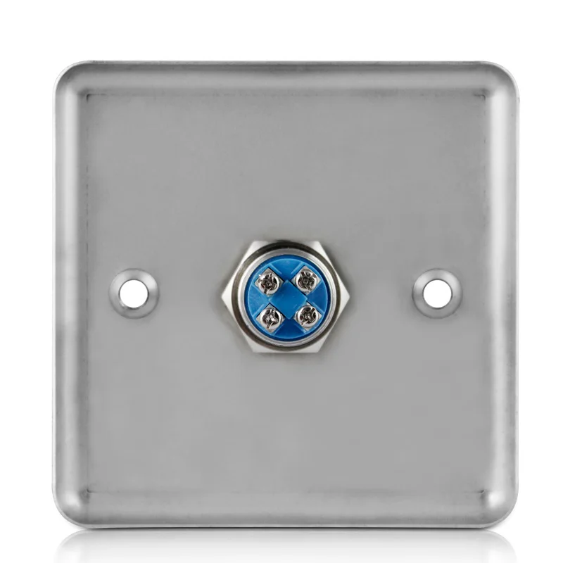 Светодиодный Подсветка Нержавеющая сталь Выход кнопочный переключатель двери