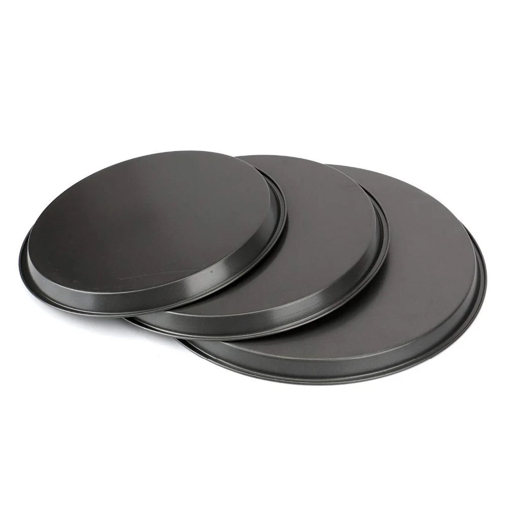 6/7/8/9/10 inchRound Pizza Plate Pan Deep Dish Tray Carbon Steel Non-stick Mold Baking Tool Mould Pattern | Дом и сад