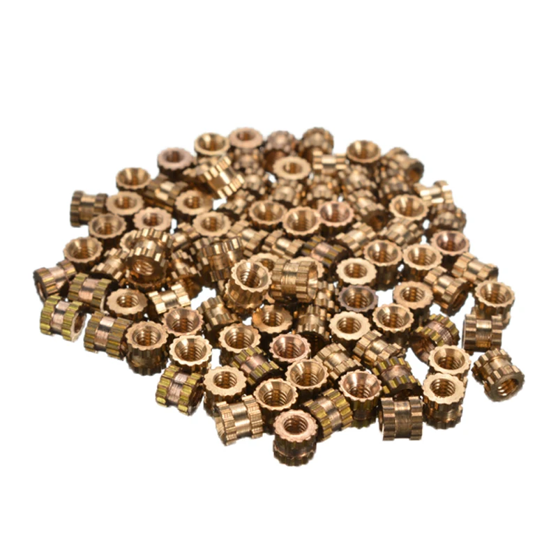100 шт. круглые встраиваемые гайки M2X3 мм|embedded nut|threaded insert nutsinsert nut |