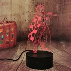 Светодиодная акриловая лампа в виде аниме, 3D ночсветильник для детей, украшение для детской спальни, цветная настольная лампа, Прямая поставка
